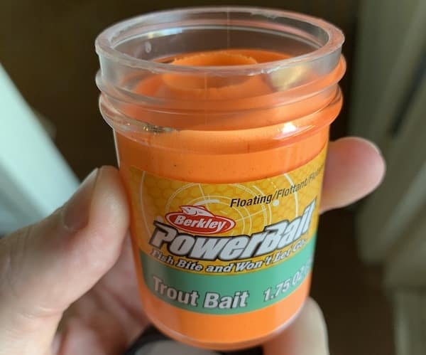 bright orange powerbait